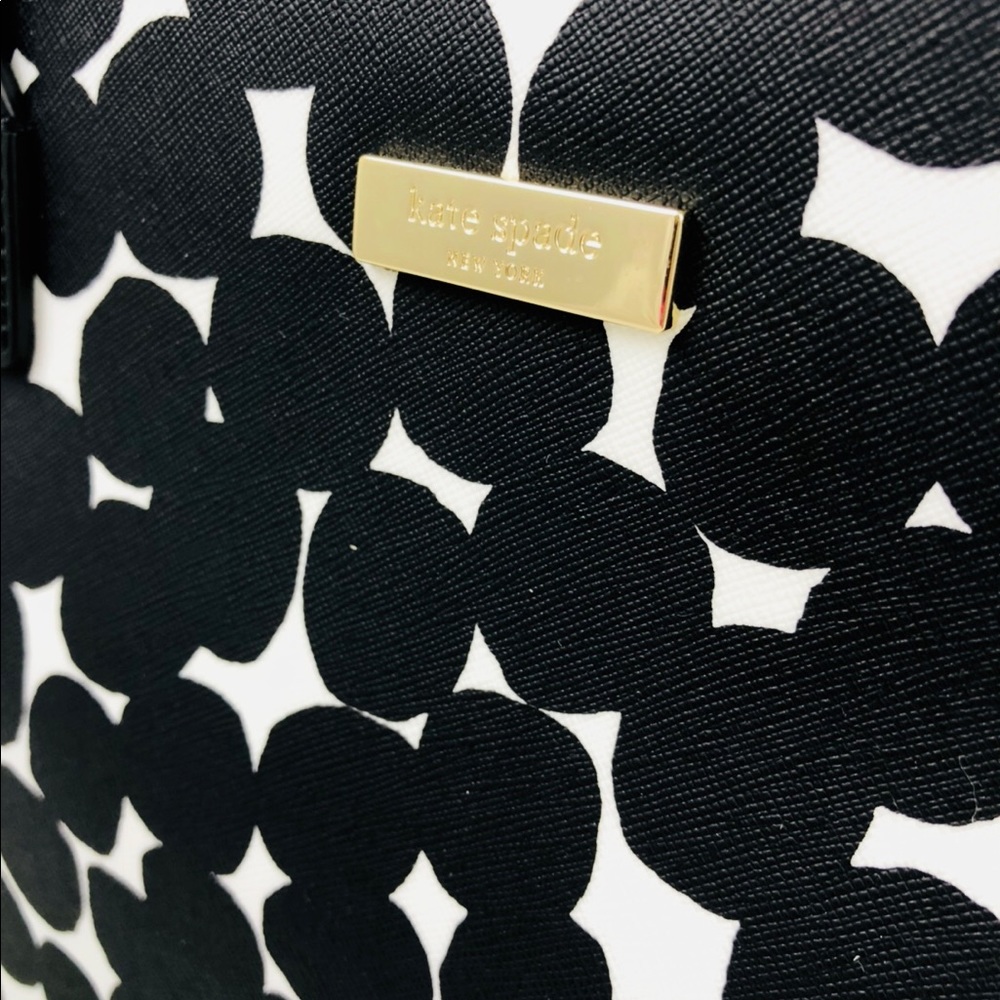 New! Kate Spade Polka Dots Large Leather Tote Bag - Picture 3 of 7